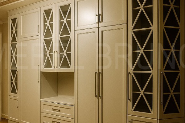 Наша работа №211/24 — Встроенная мебель на заказ в классическом 