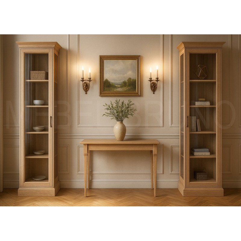 Прямой шкаф Грей в классическом стиле