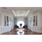 Прямая библиотека Архивариус в классическом стиле 