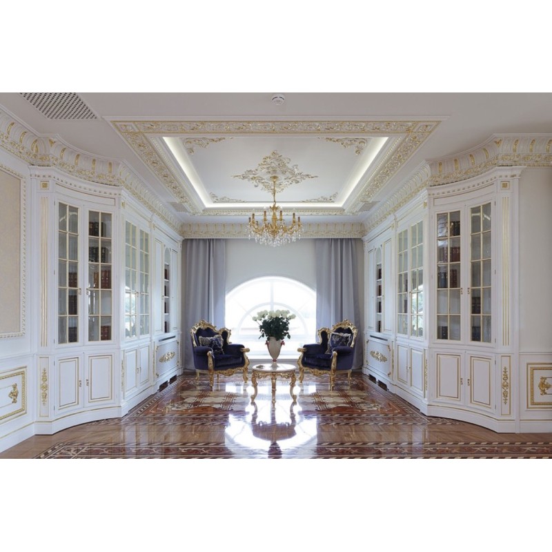 Прямая библиотека Архивариус в классическом стиле 