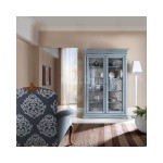 Прямая витрина  Лазурь в стиле прованс