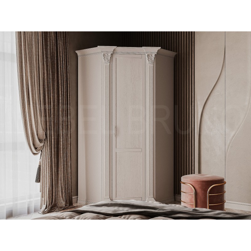 Витрина угловая Варуа в стиле прованс 