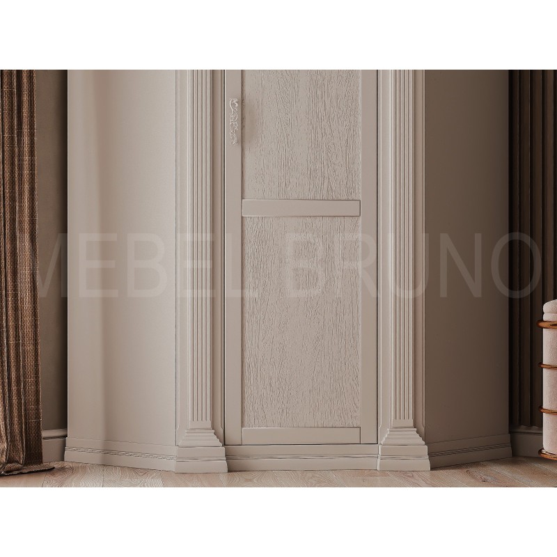 Витрина угловая Варуа в стиле прованс 