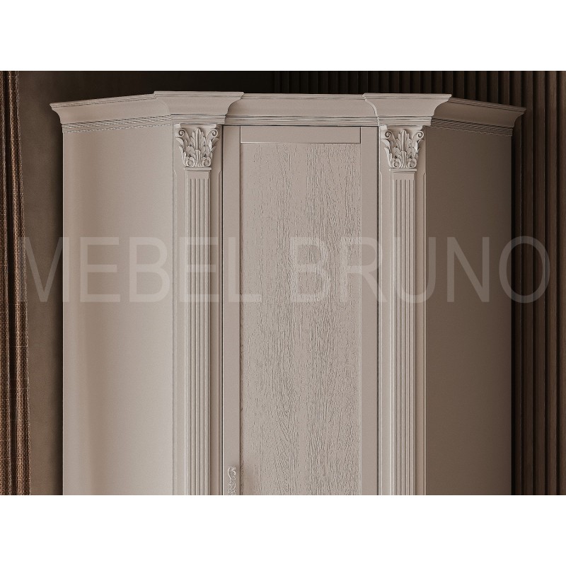 Витрина угловая Варуа в стиле прованс 