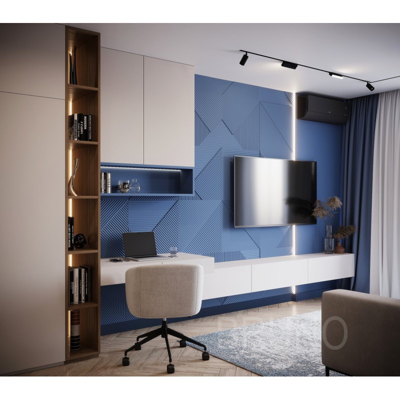 Гостиная Анри с рабочим местом