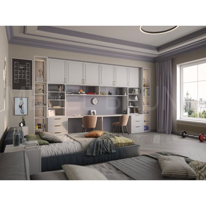 Стенка в детскую комнату Крафт