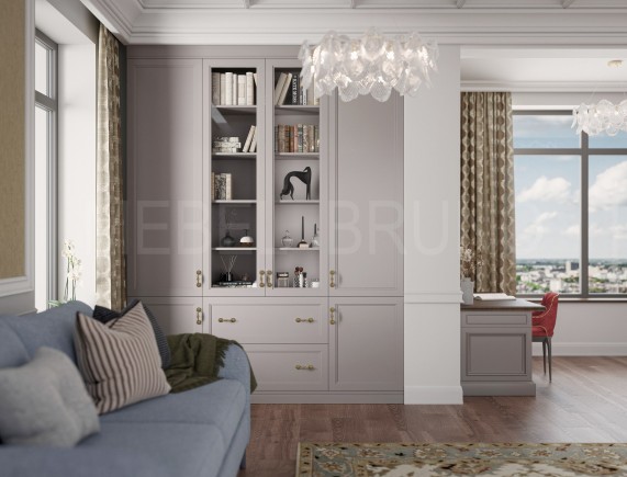 Книжный шкаф Квадро