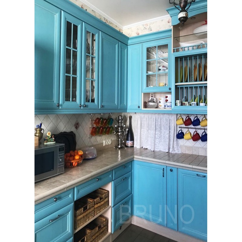 Частный проект мебели на заказ  “Яркий кантри"